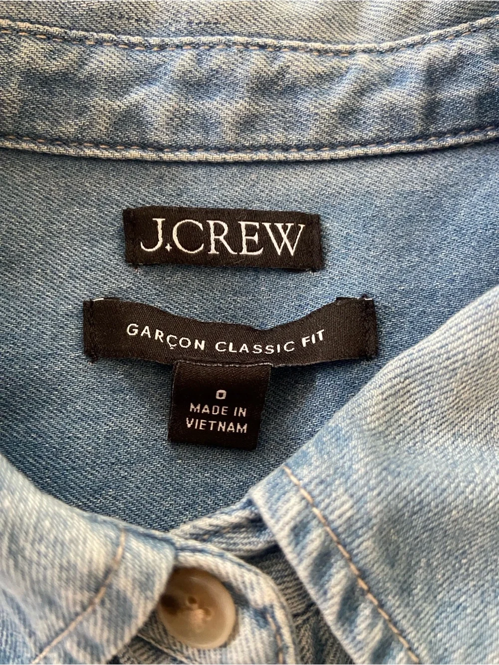 J. Crew Garçon Classic Chambray Shirt